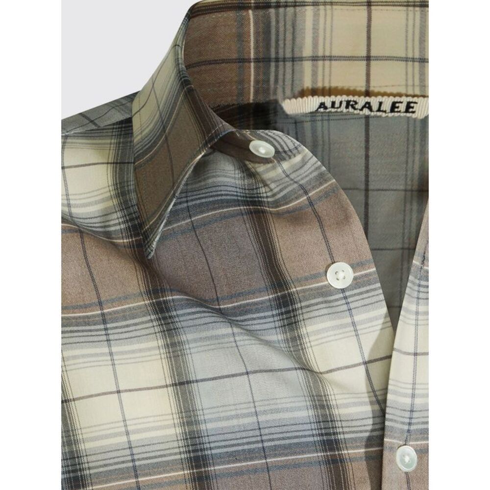 Auralee Shirt Men Blue - Picture 4 of 4